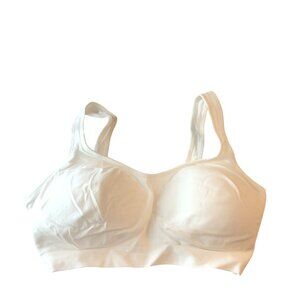 Truekind Daily Comfort Wirefree Shaper Bra With Extender White XL